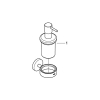 Practical Grohe Start QuickFix soap dispenser with holder, chrome, mounting as desired