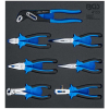 BGS 4133 Pliers Set Workshop Trolley Insert 7-piece