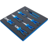 BGS 4133 Pliers Set Workshop Trolley Insert 7-piece