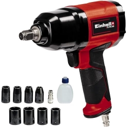 Atornillador neumático Einhell TC-PW 340, 340 Nm, incluye accesorios