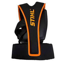 Двухплечевой ремень STIHL Advance Plus 41477109015, мягкий и с амортизацией, черно-оранжевый, для триммера