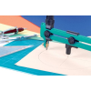 Cuchillo redondo Wolfcraft 4151000 de plástico para papel, lámina y cuero Ø 23 cm