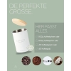 AROMATIXX Герметичная банка из нержавеющей стали для кофе 500 г с деревянной крышкой, контейнер для кофейных зерен