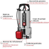 Bomba sumergible para aguas sucias Einhell ECO PLUS GC-DP con interruptor de flotador.