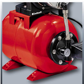 Насосная станция Einhell GC-WW, из нержавеющей стали, с манометром, пресостатом и баком 20 л