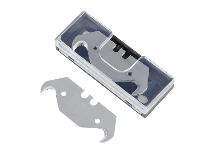 Cuchillas de gancho Wolfcraft, 5 unidades, 51 mm, para cuchillos multiusos Cuchillas de gancho Wolfcraft, 5 unidades, 51 mm, para cuchillos multiusos