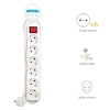 Garza Power 6-way power strip with switch, 5 m, 3680 W, child protection