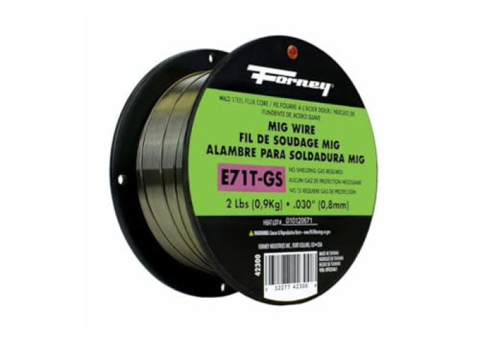 Проволока MIG для мягкой стали E71T-GS – Forney 42301, флюсовая, катушка 10 фунтов Проволока MIG для мягкой стали E71T-GS – Forney 42301, флюсовая, катушка 10 фунтов