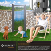 KESSER Premium-Gartentor aus verzinktem Metall, 160 x 106 cm, anthrazit