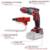 Destornillador inalámbrico para paneles de yeso Einhell Professional TP-DY 18 Li BL con cargador.