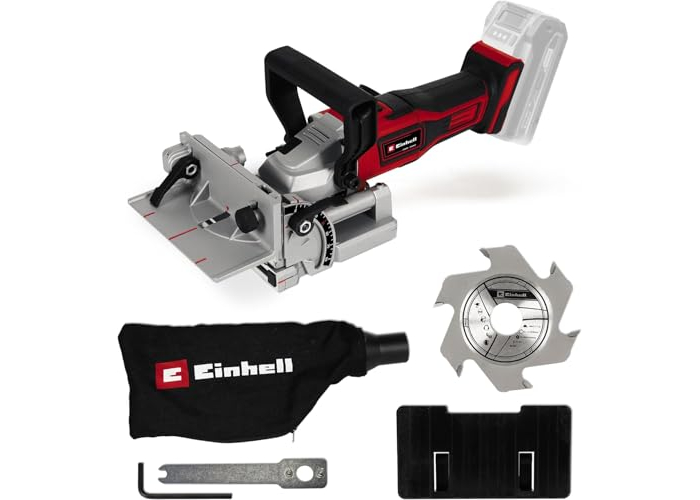 Einhell TE-BJ 18 Li-Solo Cordless Biscuit Joiner (Power X-Change, stepless) Einhell TE-BJ 18 Li-Solo Cordless Biscuit Joiner (Power X-Change, stepless)