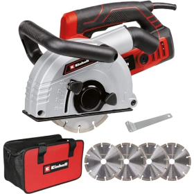 Einhell TE-MA 1700 Mauernutfräse 1700 W mit 4 Diamant-Trennscheiben