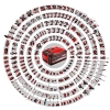 Einhell TE-MT 18/34 Li Solo - Акумуляторний роторний інструмент, 92 см стрижень, набір аксесуарів з 55 предметів