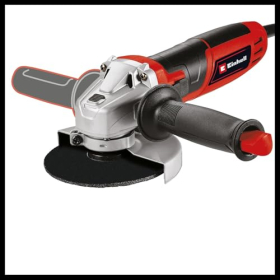 Amoladora angular Einhell TC-AG, 850 W, incluye discos de corte, disco de desbaste y bolsa.