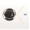 Yale Digitale Türspion 45-0500-1432, Silber, 105° Sichtwinkel, ersetzt mechanischen Spion