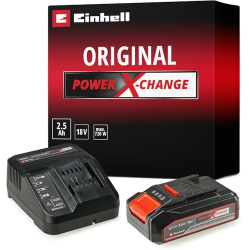 Original Einhell 18V 2,5 Ah Power X-Change Starter Kit mit Akku und Ladegerät
