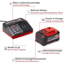 Einhell 18 V PXC Starter Kit mit Akku & Schnellladegerät