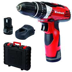 Taladro/atornillador de impacto inalámbrico Einhell TE-CD 12 Li-i con caja de cambios de 2 velocidades