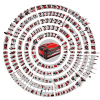 Аккумуляторный перфоратор TE-HD Einhell PXC 18 В с SDS-plus, LED и 1,2 Дж
