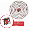 Акумуляторний перфоратор Einhell Herocco 36/28 Power X-Change з енергією удару 3,2 Дж, SDS+, безщітковий, в комплекті з кейсом, без акумулятора та зарядного пристрою