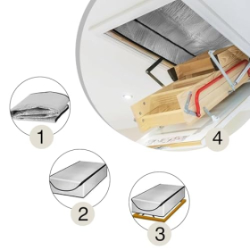 Loft Stairs Treppenisolierung für Dachbodentreppe
