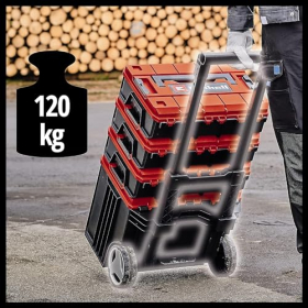 Maletín de herramientas Einhell E-Case L para accesorios y herramientas (hasta 120 kg, apilable)