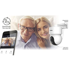Vimar WiFi Outdoor Camera, Full HD, App Control, SD Card up to 128GB