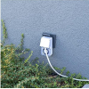 UNITEC Mini mechanical outdoor timer switch IP44 with 30-minute intervals