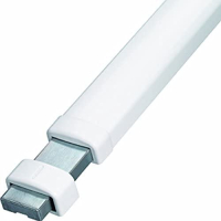 Secure Abus PR_2700W_W crossbar with V 30/70 cylinder, white