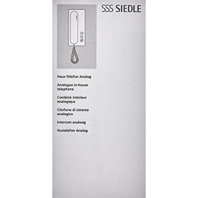 Аналоговий домашній телефон Siedle HTA 811-0 W, білий, 12 В