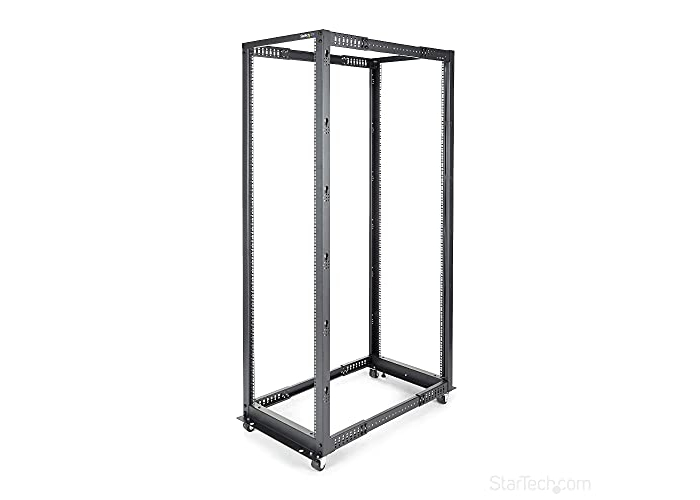 42U Server Rack Open 4-Post Frame with Casters – 19 inch 42U Server Rack Open 4-Post Frame with Casters – 19 inch