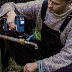 Термофен Rapid RX1000 18 В, до 550 °C, ЖК-дисплей, 2 скорости подачи воздуха