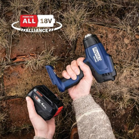 Термофен Rapid RX1000 18 В, до 550 °C, ЖК-дисплей, 2 скорости подачи воздуха