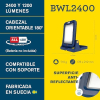 Rapid BWL2400 LED-Arbeitsleuchte 18 V, Akku, 2400 Lumen, neigbarer Kopf 180°