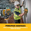 DEWALT – Láser cruzado verde XR 12 V 3x360°
