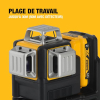 DEWALT – Láser cruzado verde XR 12 V 3x360°