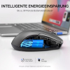 TECKNET Wireless Bluetooth Mouse 4800 DPI, drei Modi, leise, bis zu 30 Monate Nutzungsdauer