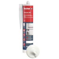 fischer DSA Premium Strukturacryl – Strukturierte Acrylmasse für Putzreparaturen