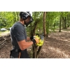 RYOBI – Compact Electric Chainsaw 18 V ONE+ 20 cm – Tool for pruning small trees – Side chain tensioner