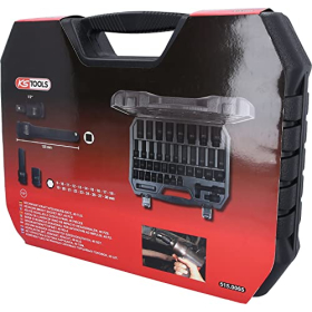 Juego de llaves de impacto hexagonales de 1/2" de KS Tools – 40 piezas