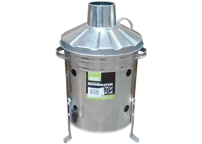 Draper DRA53250 Mini Incinerator, zinc-plated, silver Draper DRA53250 Mini Incinerator, zinc-plated, silver
