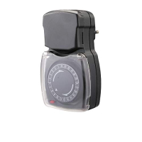 CHACON IP44 mechanical timer programmer, 3500W, 48 cycles