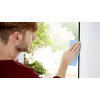 tesa insect stop STANDARD | Self-adhesive mosquito net for windows | Anthracite grey | 3x100 cm x 100 cm