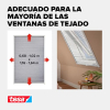 Mosquitera plisada para ventanas de tejado, aluminio, blanca, no requiere taladrar – tesa – INSECT STOP