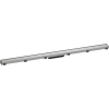 Hansgrohe shower channel, brushed stainless steel, 120 cm