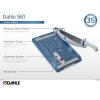 Cortadora de palanca Dahle 561 – Cortadora de papel profesional