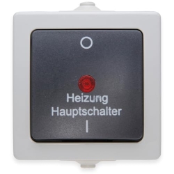 Kopp 565356002 Heating main switch for damp rooms