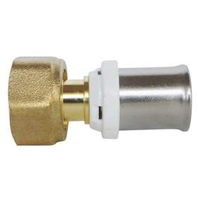 SOMATHERM FOR YOU – 5703-16-20 – Aufsteckbarer Schlauch für Multicouche Ø16 – verstellbarer Damen-Schlauch 20/27 (3/4''). Ermöglicht die Aufnahme eines Multicouche-Schlauchs mit Ø16 Durchmesser in Grau