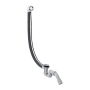 hansgrohe Flexaplus bath spout – base with drain and overflow