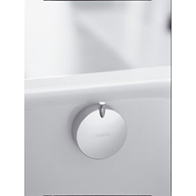 Hansgrohe Flexaplus S 58186820 - drain and overflow, complete set, nickel matt